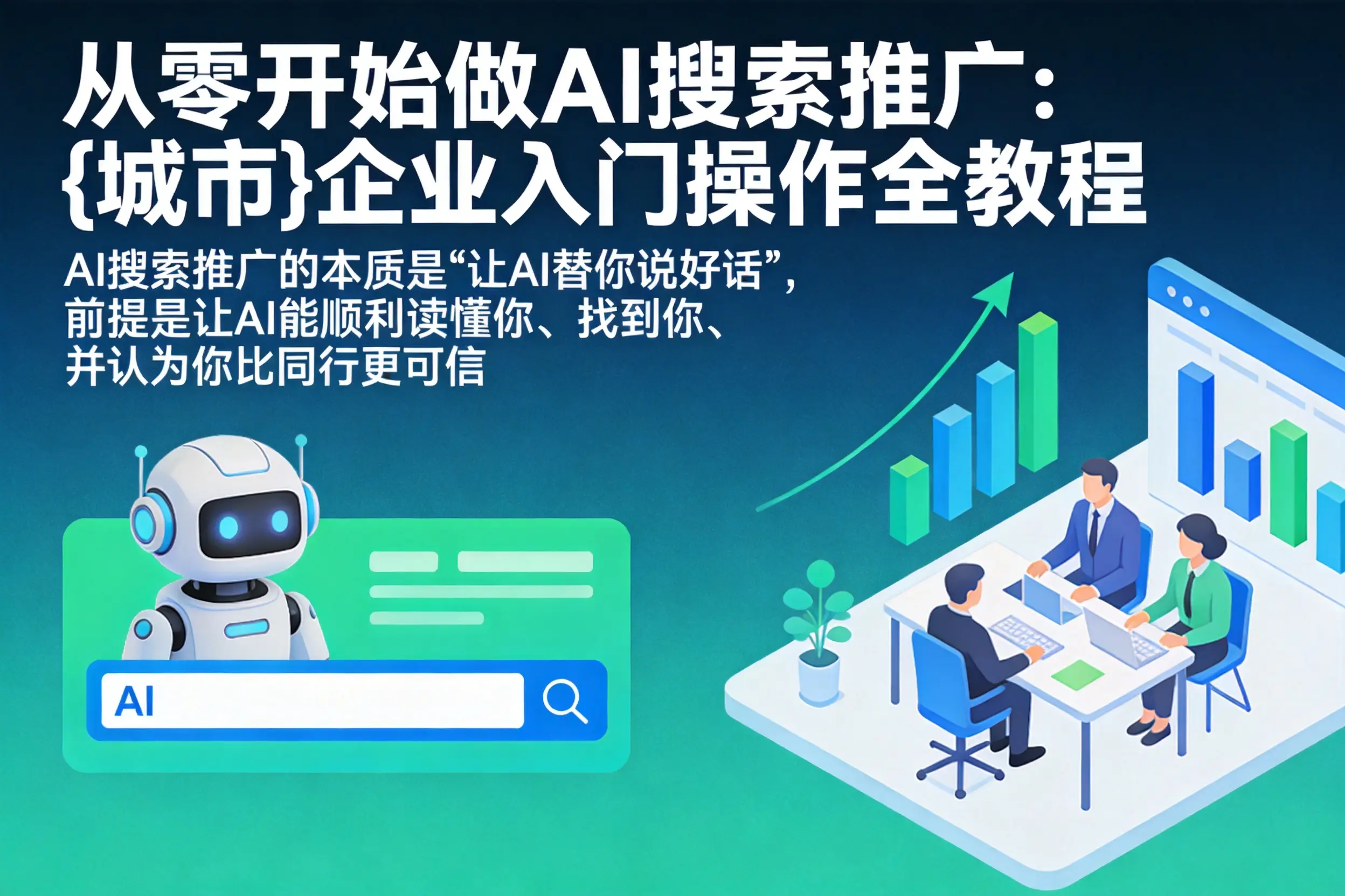 从零开始做AI搜索推广：二道江企业入门操作全教程