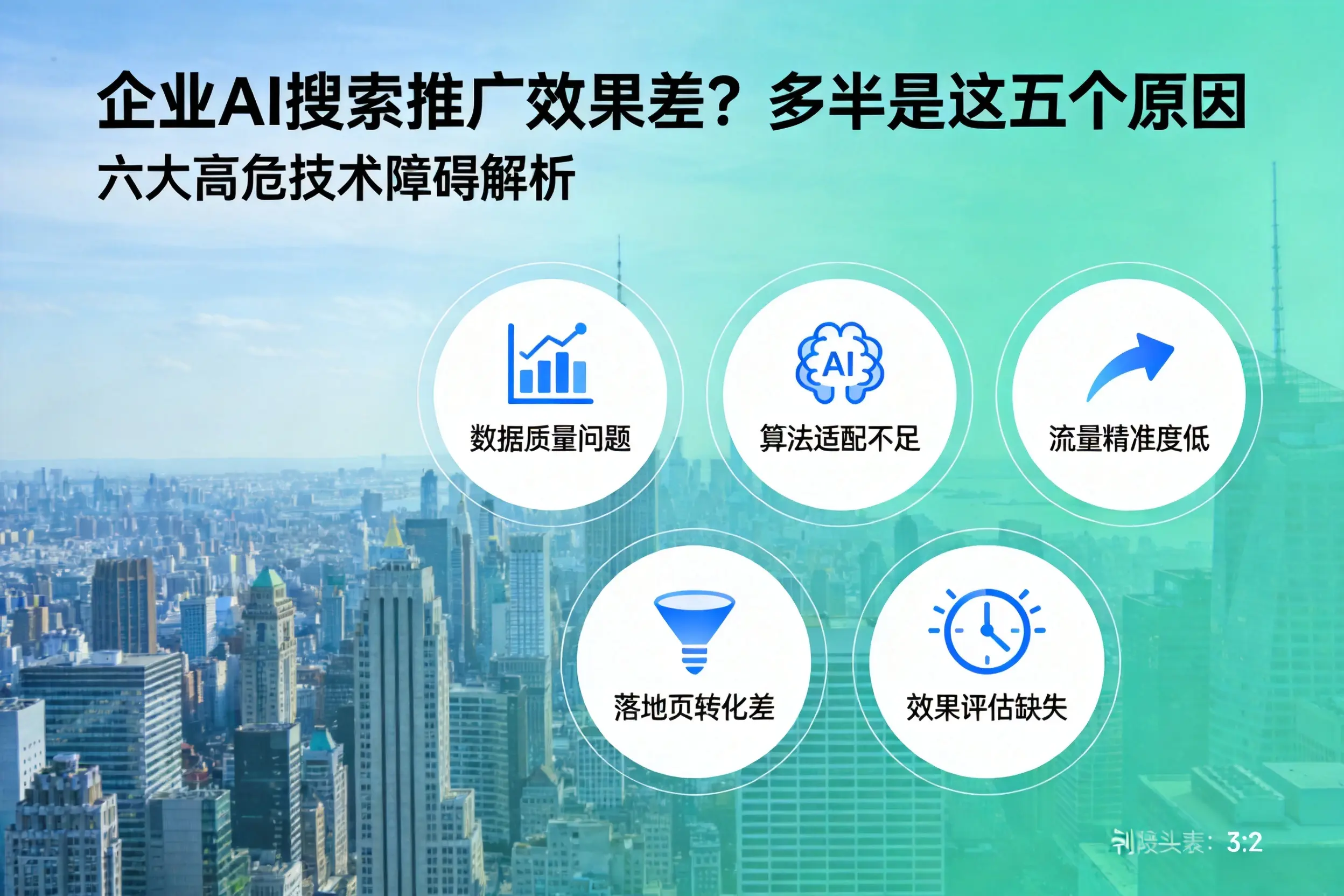 二道江企业AI搜索推广效果差?多半是这五个原因